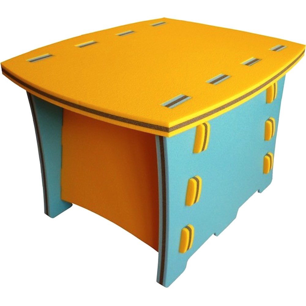 Toyformat Pěnový stoleček - Žluto-modrá 200538