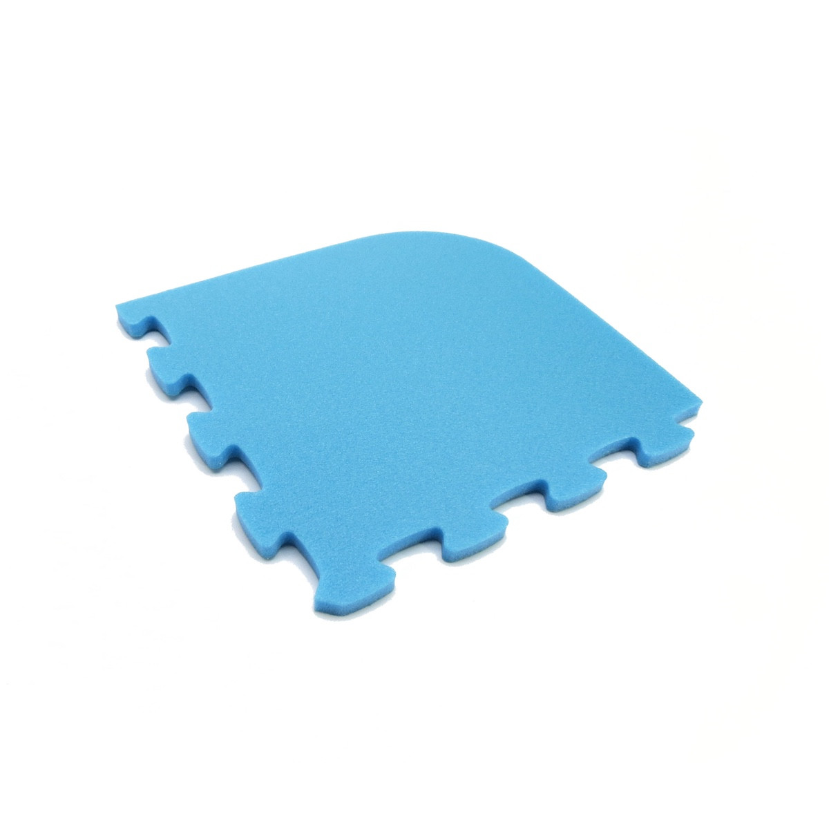 Toyformat Pěnový koberec Optimal, rohový díl - Modrá 203164