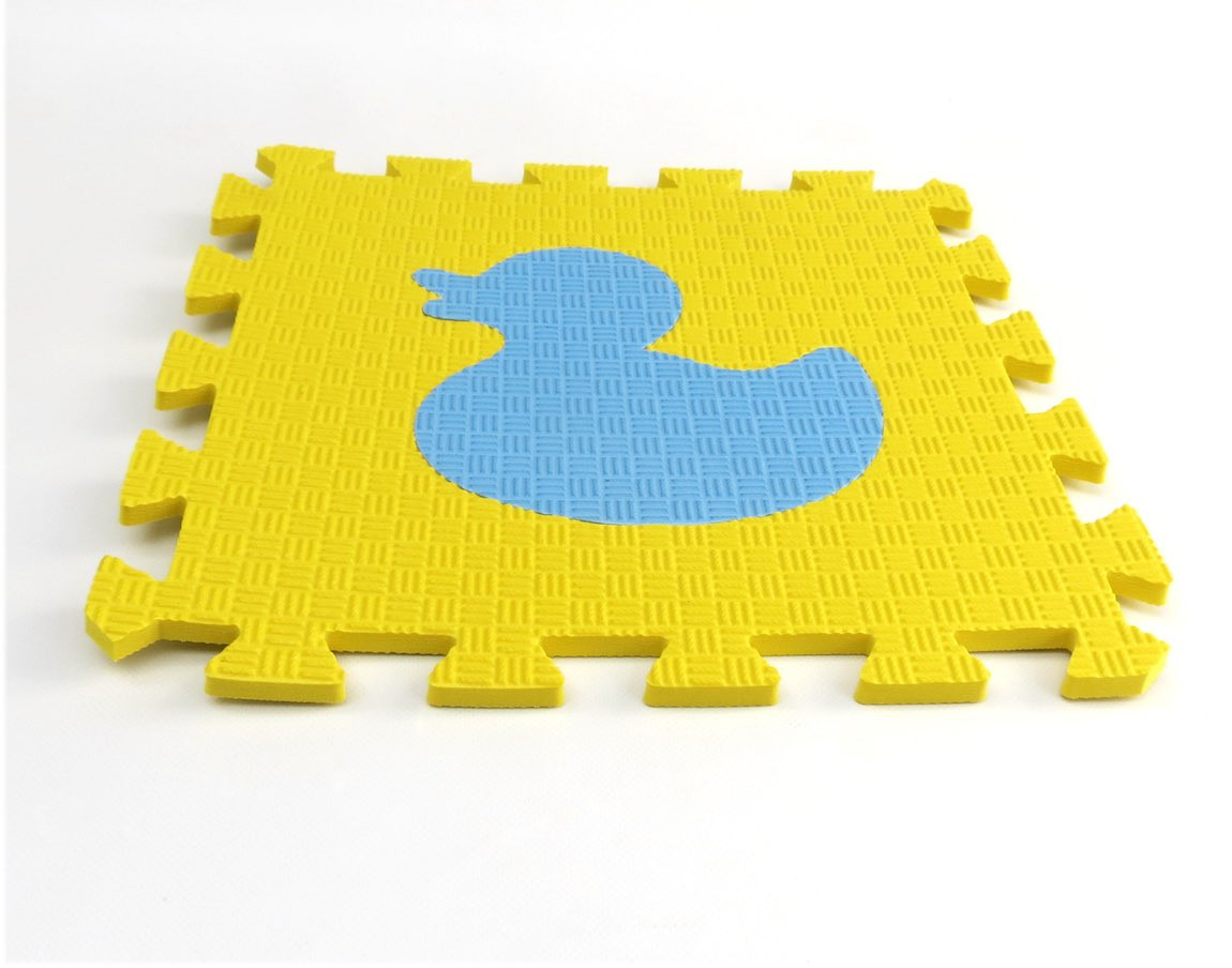 Toyformat Pěnový koberec MAXI EVA Kachnička, II jakost - Žluto-modrá- 202594 2j