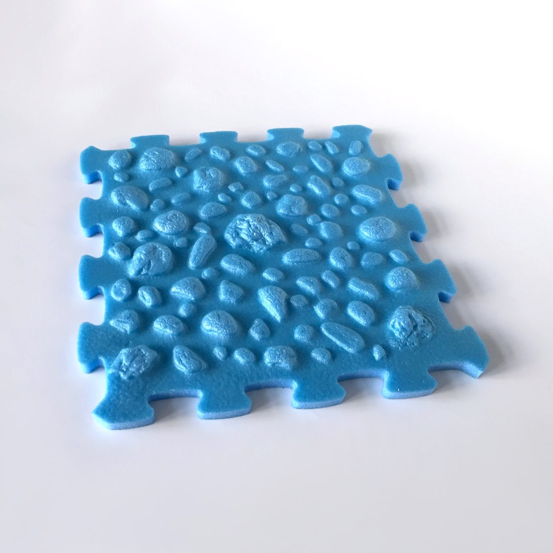 Toyformat Pěnový koberec Stepmat, jednotlivý díl - Modrá / Kamínky 203386